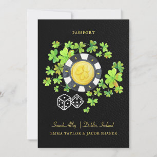 Hochzeit auf Reisen Reisepass Save the Date Iris