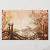 Hochzeit auf rustikalem Western (Vorderseite)