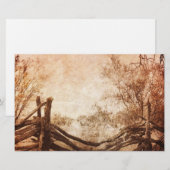 Hochzeit auf rustikalem Western (Vorne/Hinten)