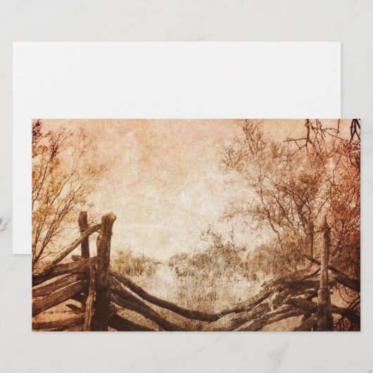 Hochzeit auf rustikalem Western (Vorne/Hinten)