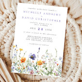 Hochzeit auf Wildblume Einladung