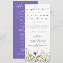 Hochzeit auf Wildblume Programm