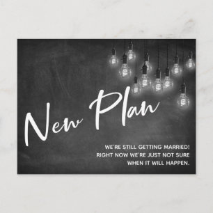 Hochzeit aufgeschoben: Neuer Plan mit Edison-Leuch Postkarte