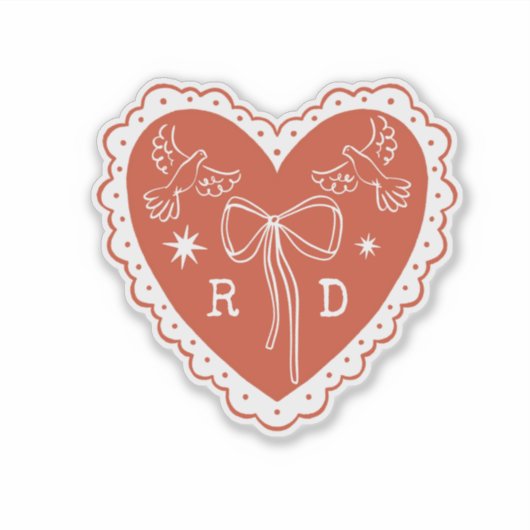 Hochzeit Aufkleber (Vorderseite)