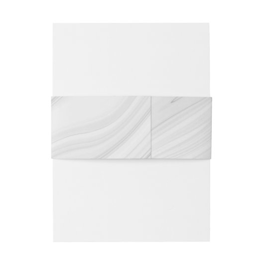 Hochzeit aus blauem, blühendem Marmor Einladungsbanderole (Rückseitenbeispiel)