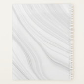 Hochzeit aus blauem, blühendem Marmor Planer (Rückseite)