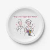 Hochzeit (B) Pappteller (Vorderseite)