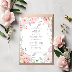 HOCHZEIT Bearbeitbar Einladung