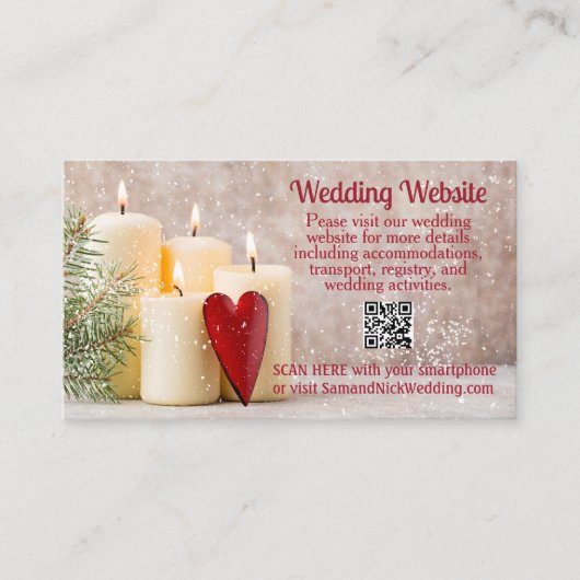 Hochzeit Begleitkarte (Vorderseite)