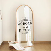 Hochzeit Begrüßung Zeichen Vinyl Decal, Hochzeit Fensteraufkleber