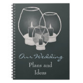 Hochzeit bei Kerzenlicht, Notizblock (Vorderseite)