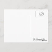 Hochzeit bei Kerzenlicht, vielen Dank Postkarte (Rückseite)