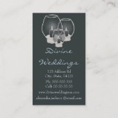 Hochzeit bei Kerzenlicht, Visitenkarte (Rückseite)