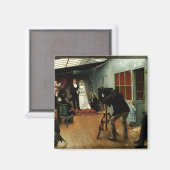 Hochzeit beim Fotografen, 1878-9 Magnet (Vorderseite/Rückseite)