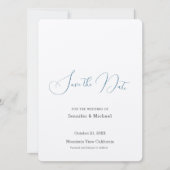 Hochzeit Beruflich Minimalistisch Schlicht modern Save The Date (Vorderseite)