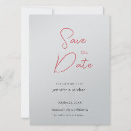 Hochzeit Beruflich Minimalistisch Schlicht modern Save The Date