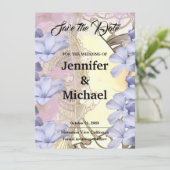 Hochzeit Berufliche klassische Bläschen Save The Date (Stehend Vorderseite)