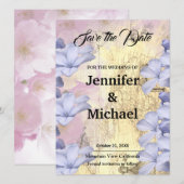 Hochzeit Berufliche klassische Bläschen Save The Date (Vorne/Hinten)