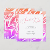 Hochzeit Berufliche Minimalistische Niedliche Blüt Save The Date (Vorne/Hinten)