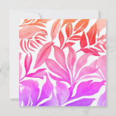 Hochzeit Berufliche Minimalistische Niedliche Blüt Save The Date (Rückseite)