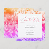 Hochzeit Berufliche Minimalistische Niedliche Blüt Save The Date (Vorne/Hinten)