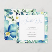 Hochzeit Berufliche Minimalistische Niedliche Blüt Save The Date (Vorne/Hinten)