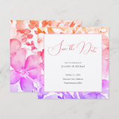 Hochzeit Berufliche Minimalistische Niedliche Blüt Save The Date (Vorne/Hinten)