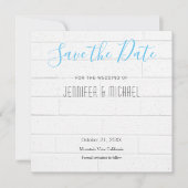 Hochzeit Berufliche Wandgestaltung Moderner Himmel Save The Date (Vorderseite)