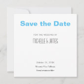 Hochzeit Beruflichen Minimalistischen Moderne Sky Save The Date (Vorderseite)