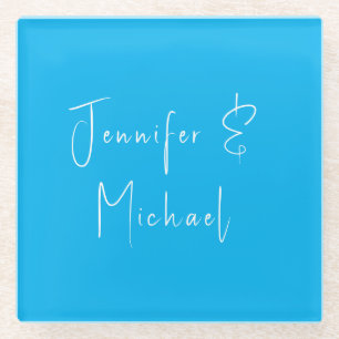 Hochzeit Beruflicher Himmel Glasuntersetzer