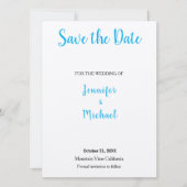 Hochzeit Beruflicher Himmel Save The Date (Vorderseite)