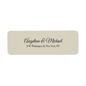 Hochzeit Berufliches klassisches Elegant Schlicht (Vorne)