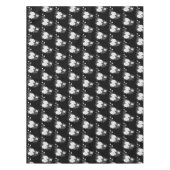 Hochzeit/Besetzung in Schwarz und Weiß Tischdecke (Vorderseite)