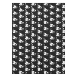 Hochzeit/Besetzung in Schwarz und Weiß Tischdecke
