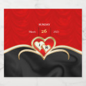 Hochzeit Bierflaschenetikett (Einzelnes Label)