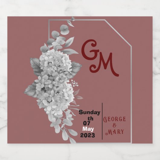 Hochzeit Bierflaschenetikett (Einzelnes Label)