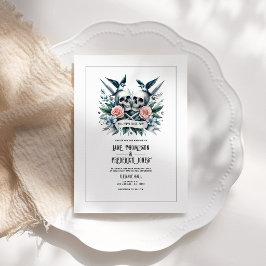 Hochzeit "Bis zum Tod machen wir Teil" Einladung