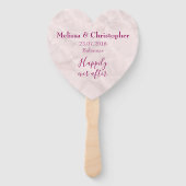 Hochzeit - Blaue Rose und Crown Floral Bouquet Fächer (Rückseite)