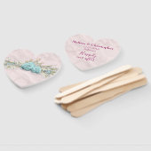 Hochzeit - Blaue Rose und Crown Floral Bouquet Fächer (Non-assembled)