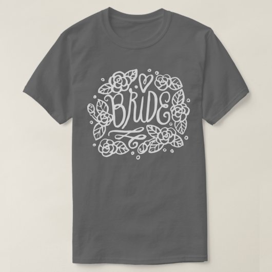 Hochzeit - Blume T-Shirt (Design vorne)