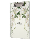 Hochzeit Blumen Lily Klassiker Klemmbrett (Links)
