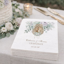 Hochzeit BlumenMary Joseph Mint und Lavender Serviette