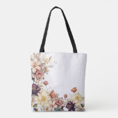 Hochzeit Blumenstrauß Elegante Custom Tasche (Rückseite)