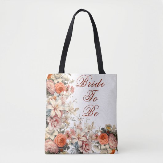Hochzeit Blumenstrauß und Elegantes Ambiente Tasche (Vorderseite)