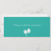 Hochzeit-Boarding nach Mexiko Einladung (Rückseite)