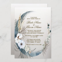 Hochzeit Boho White Orchid Blume Blue Moon Party