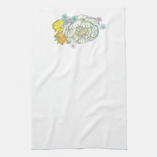 Hochzeit Bouquet! Handtuch (Vertikal)