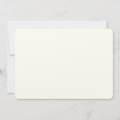 Hochzeit Bouquet Purples Wasserfarbe Einladung (Rückseite)