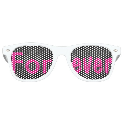 Hochzeit, Braut, Bachelorette, Forever, Liebhaber Sonnenbrille (Vorderseite)