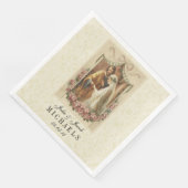 Hochzeit Braut Groom Katholische Ehe Mary Joseph Serviette (Ecke)